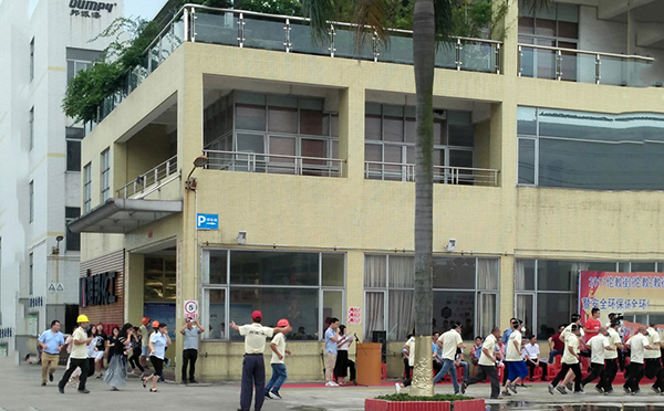 凯发化工消防演练